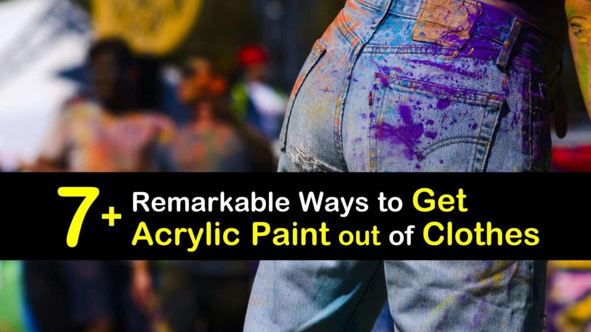 Get acrylic paint shop out of clothes