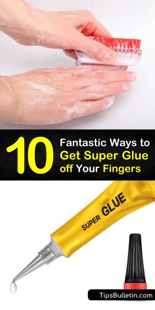 Discover these easy ways to remove cyanoacrylate from fingers and sensitive skin. Utilizing products like olive oil, petroleum jelly, and warm water remove super glue. Easily scrub loosened super glue with a toothbrush, cotton swab, or cotton ball. #removing #superglue #fingers