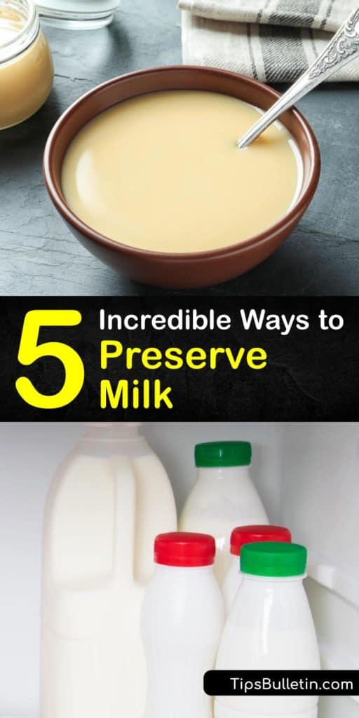 Before heading to the grocery store, try out these ways to extend the life of your milk and dairy products. Most of us prefer refrigeration, but there are ways to preserve raw milk and evaporated milk that keep well when you refrigerate it or store at room temperature. #howto #preserve #milk