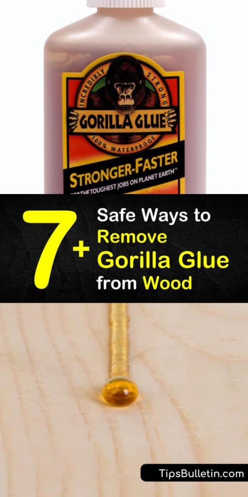 No longer worry about the regret of using too much wood glue with our step-by-step guide full of DIY ways to remove dried glue and excess glue from wood. With sandpaper, paint thinner, and a scraper, you’ll easily clean up glue messes from months ago. #remove #gorillaglue #wood