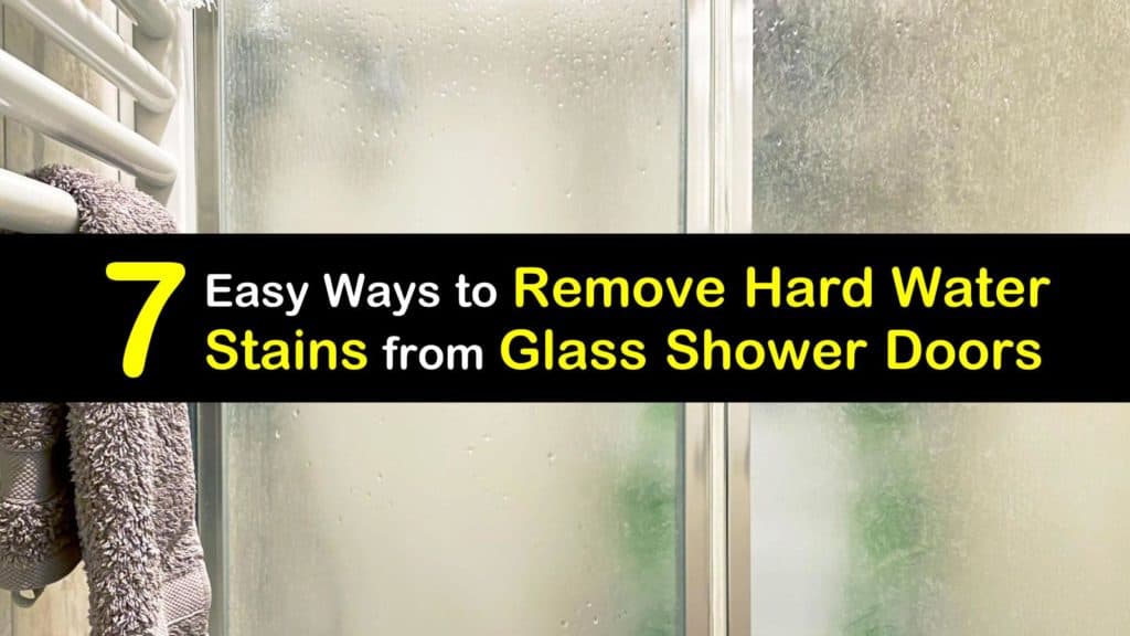 How to clean a glass shower door — top tips to remove water marks