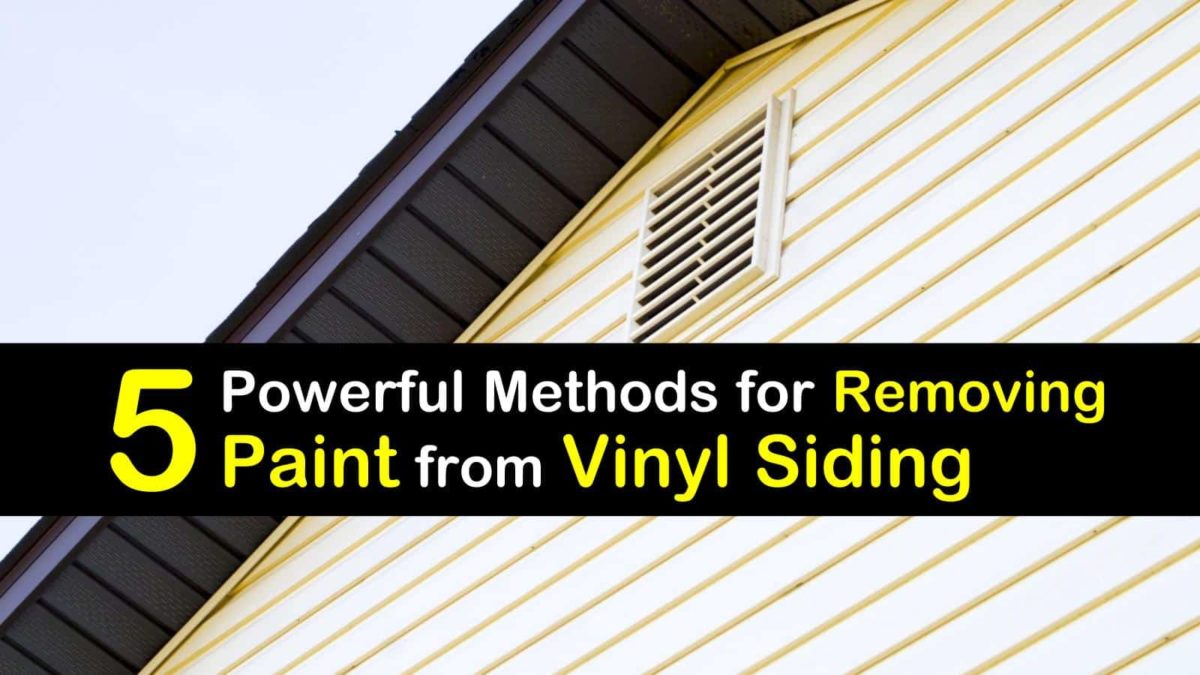 5 Powerful Methods for Removing Paint from Vinyl Siding