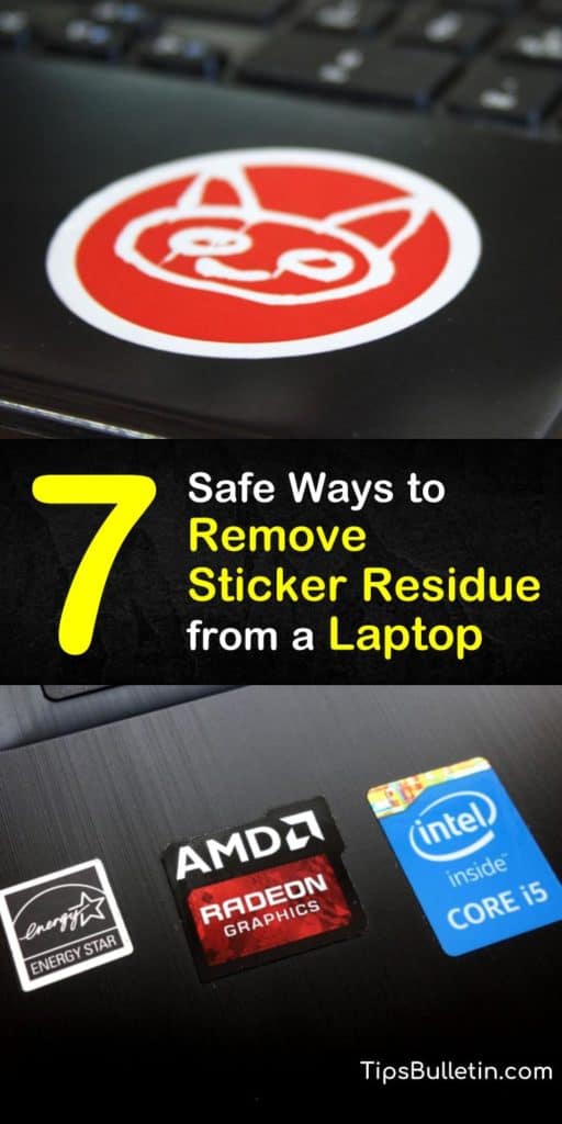 Get rid of sticky residue that lingers on your laptop and other electronics. These DIY solutions use things like a hair dryer, nail polish remover, rubbing alcohol, paper towel, and a credit card to peel off sticker residue and leave your laptop looking brand new. #remove #sticker #residue #laptop