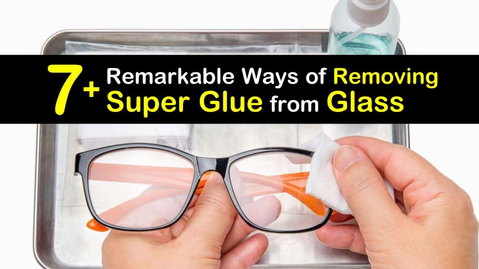 remove super glue from kitchen table