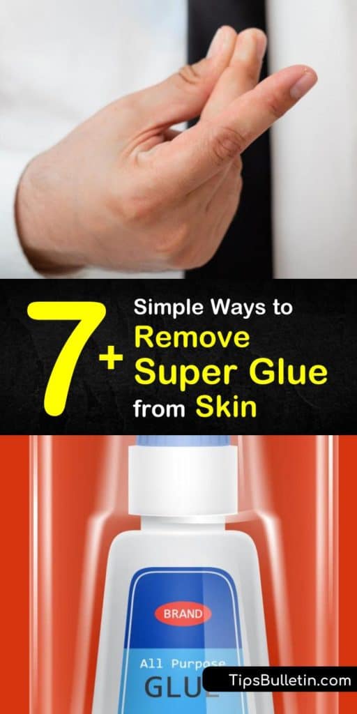 Removing super glue from skin is no easy feat. Here are tricks to try with things around your house like warm water, lemon juice, coconut oil, and a toothbrush. Don’t let that super glue stay on your skin. #superglue #removing #skin