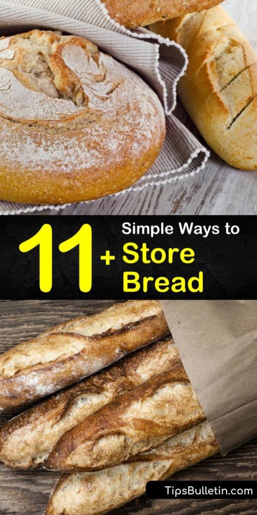 Discover easy ways to keep homemade bread, sourdough bread, and a store bought loaf of bread fresh and prevent preservatives from leading to stale bread. Keep bread fresh by storing it at room temperature and avoiding storage in a toaster or plastic bag. #storing #fresh #bread