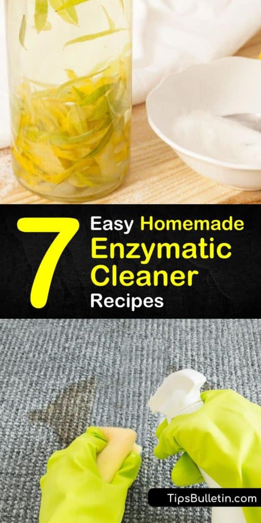 Grab your baking soda, spray bottle, and some citrus peels to start the fermentation process and create your own homemade enzyme cleaners. This cleanser is the cleaning solution you’ve been looking for because it lifts cat urine and dirt stains from nearly all surfaces. #homemade #enzymatic #cleaner