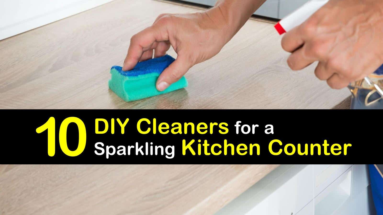 10 DIY Cleaners for a Sparkling Kitchen Counter