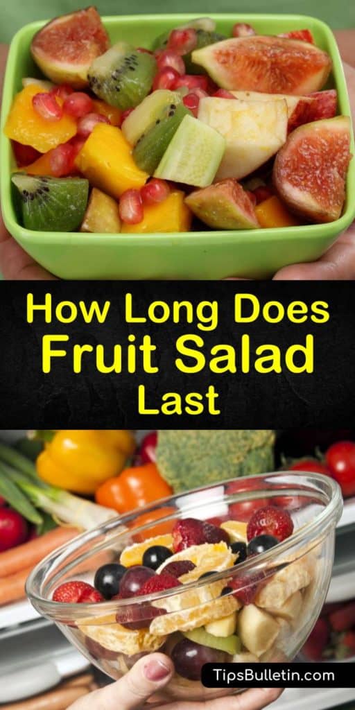 Make your favorite fruit salad recipe with watermelon, kiwi, and other carbohydrates without them turning mushy. Use this article to learn how to make this side dish last longer with orange juice and lime juice, while storing it in an airtight container for ultimate freshness. #fruit #salad #last