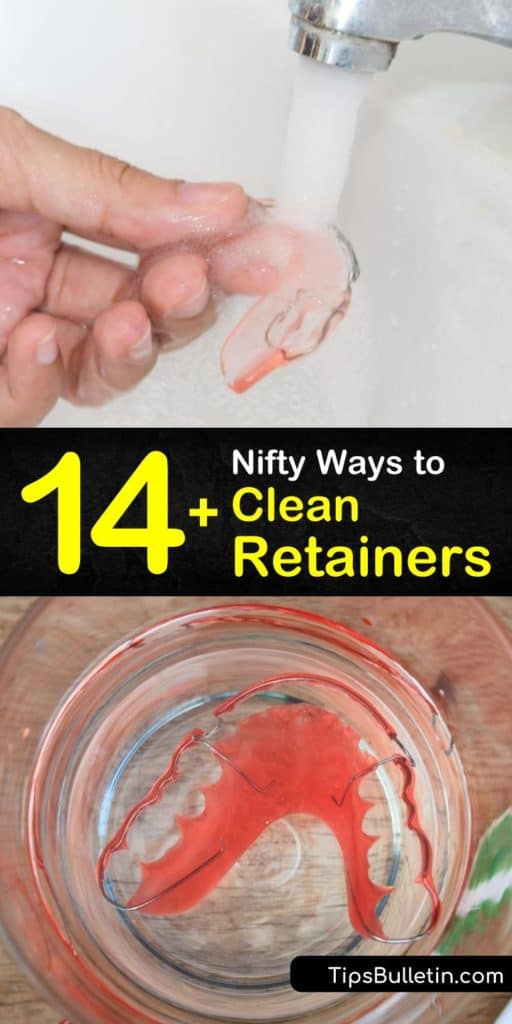 Scroll through this list of ways to clean retainers and be amazed at the number of homemade retainer cleaner recipes that break down tartar. Baking soda, denture tablets, and toothpaste are the keys to keeping aligners clean and making your orthodontist happy. #howto #clean #retainers