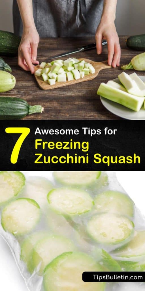 Learn how to freeze zucchini and summer squash without having it turn into a soggy mess. Use frozen zucchini year-round for all of your favorite recipes like zucchini bread, lasagna, soup, and more. #howto #freeze #zucchini #squash