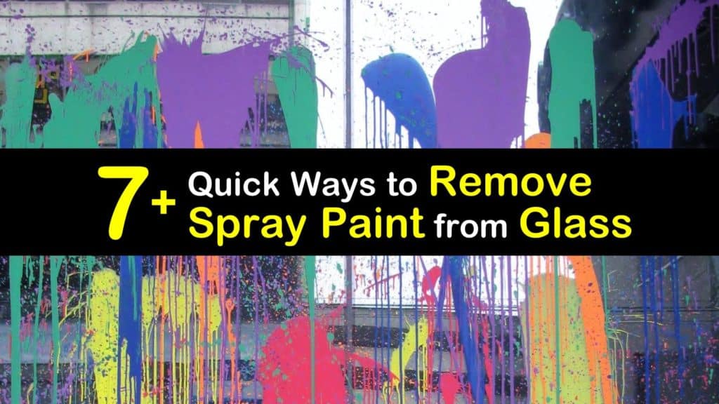 Quick Ways To Remove Spray Paint From Glass, How To Remove Paint From Glass Mirror