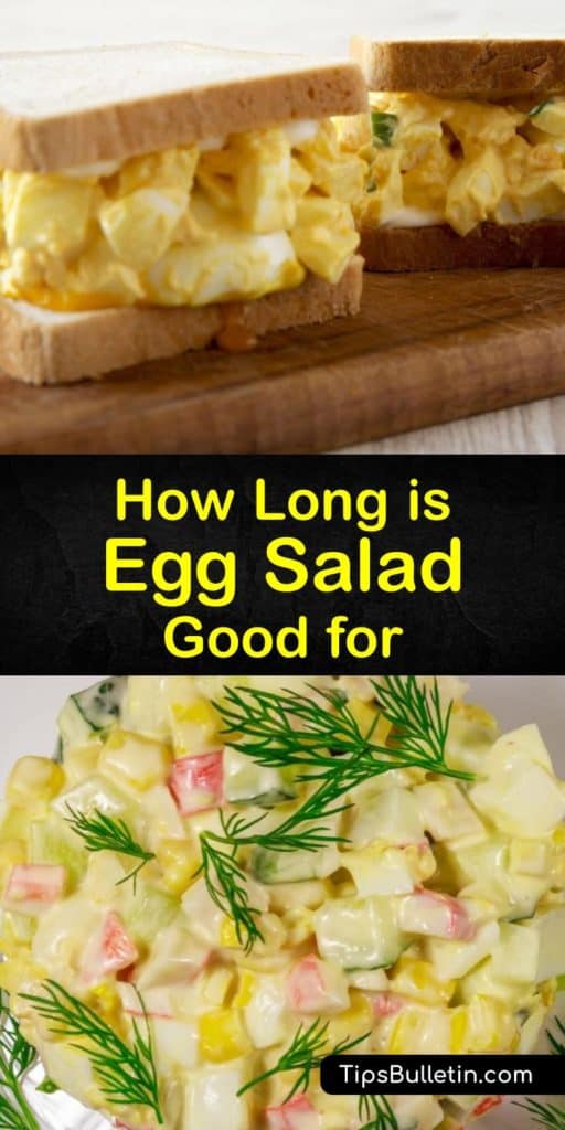 Make a classic egg salad that is low in cholesterol when you replace mayonnaise with Greek yogurt. Hard-boiled, diced fresh eggs make for delicious deviled eggs and an amazing egg salad sandwich. Follow these tricks to know how to make your egg salad last longer. #howlong #lasts #egg #salad #fresh