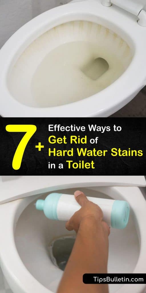 How to Clean Mineral Stains From Your Toilet