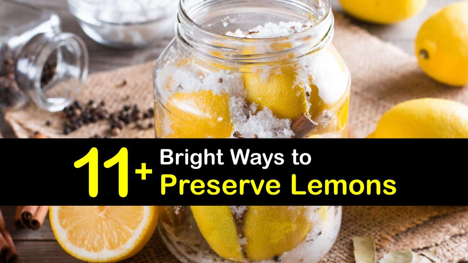 11+ Bright Ways to Preserve Lemons