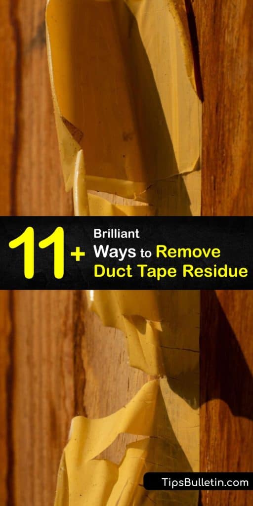 Say goodbye to sticky residue from duct tape and masking tape. Use a hairdryer, warm water with dish soap, or nail polish remover. Learn how to make a safe and natural alternative to Goo Gone using baking soda, coconut oil, and essential oils. #howto #remove #duct #tape #residue