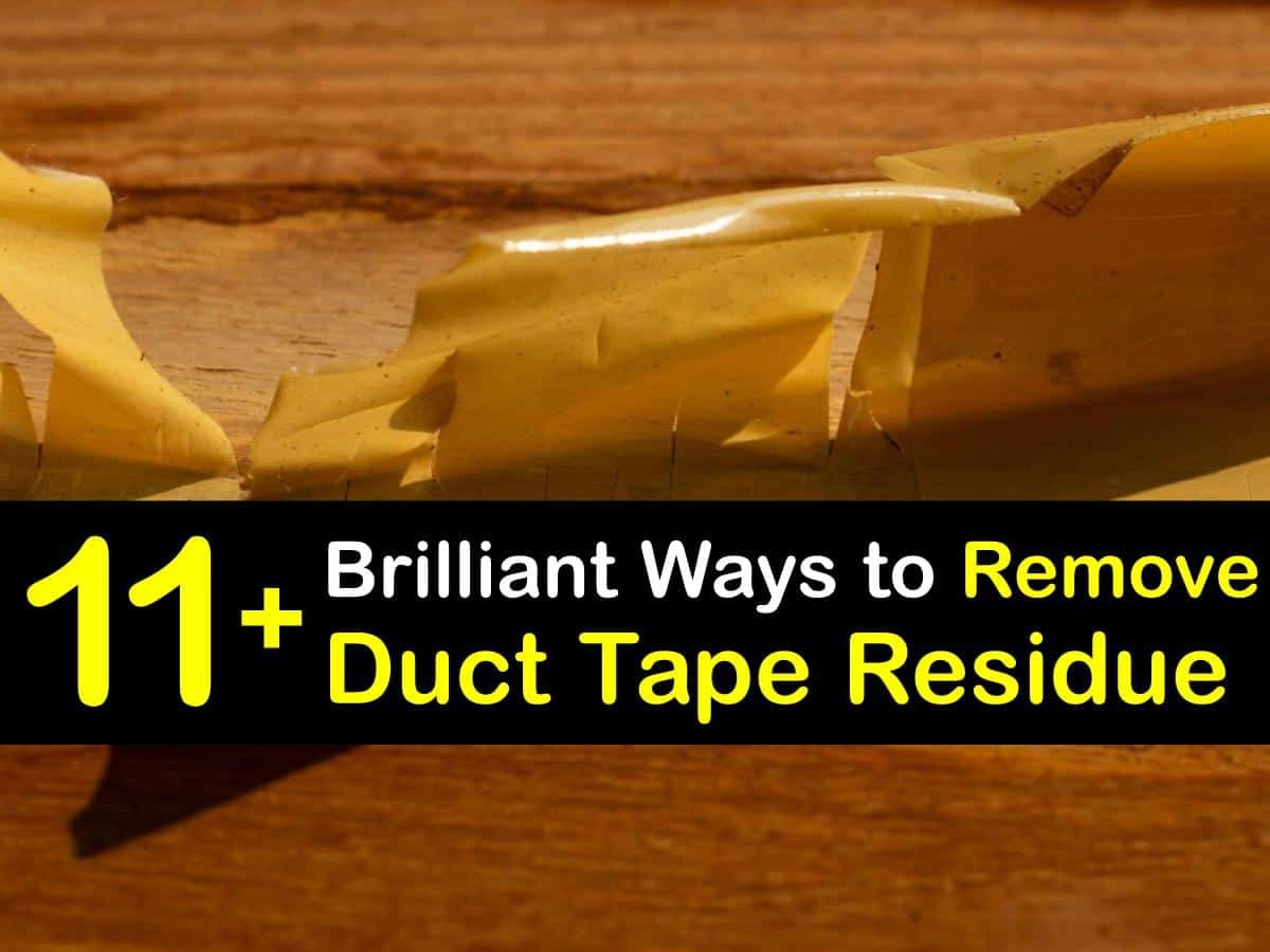 Brilliant Ways To Remove Duct Tape Residue, How To Get Duct Tape Residue Off Hardwood Floors