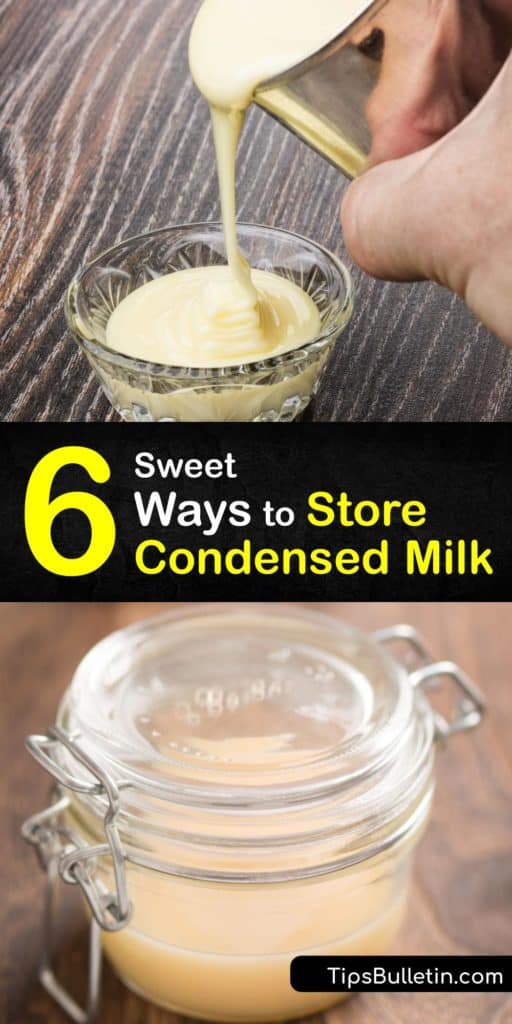 Grab an unopened can of Borden or Eagle brand condensed milk and discover the shelf life of canned food when it is both opened and unopened. Learn how to refrigerate leftover condensed milk and turn it into butterscotch to drizzle on ice cream, cheesecake, and fudge. #store #condensed #milk