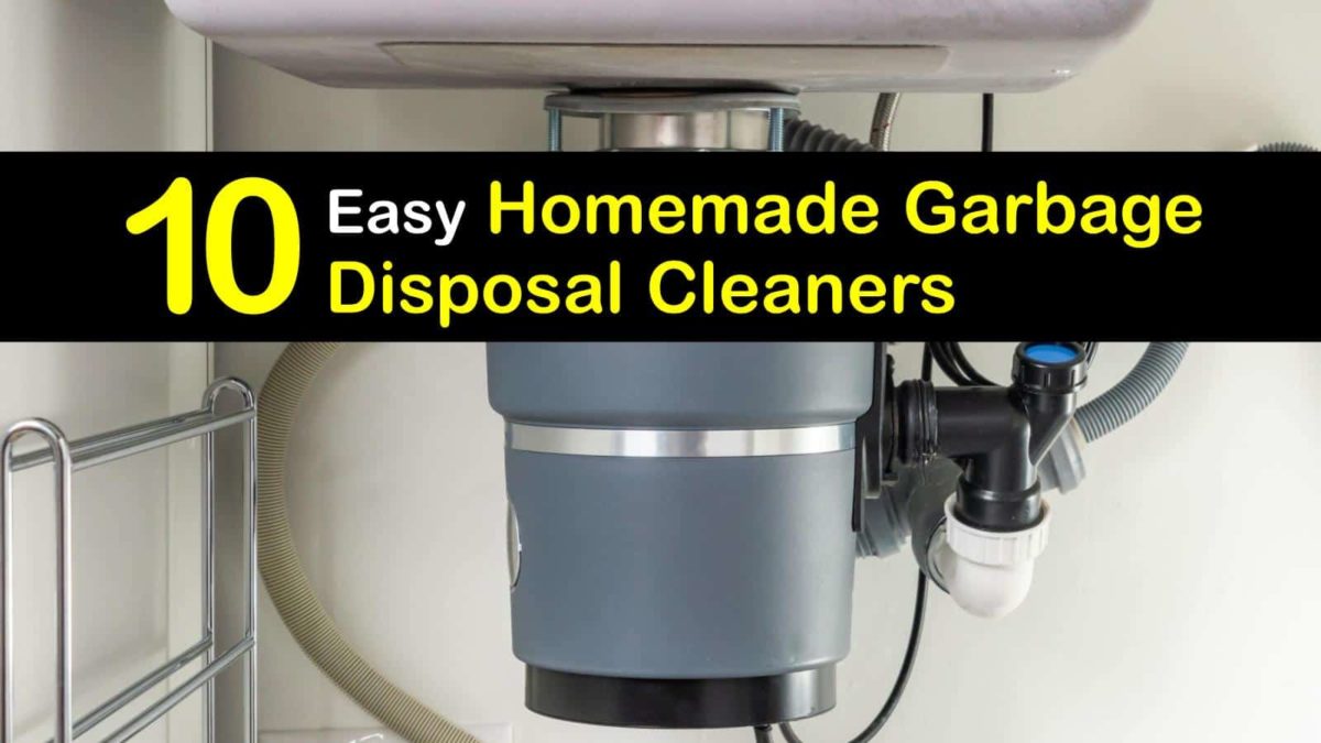 Single sink garbage disposal diagram