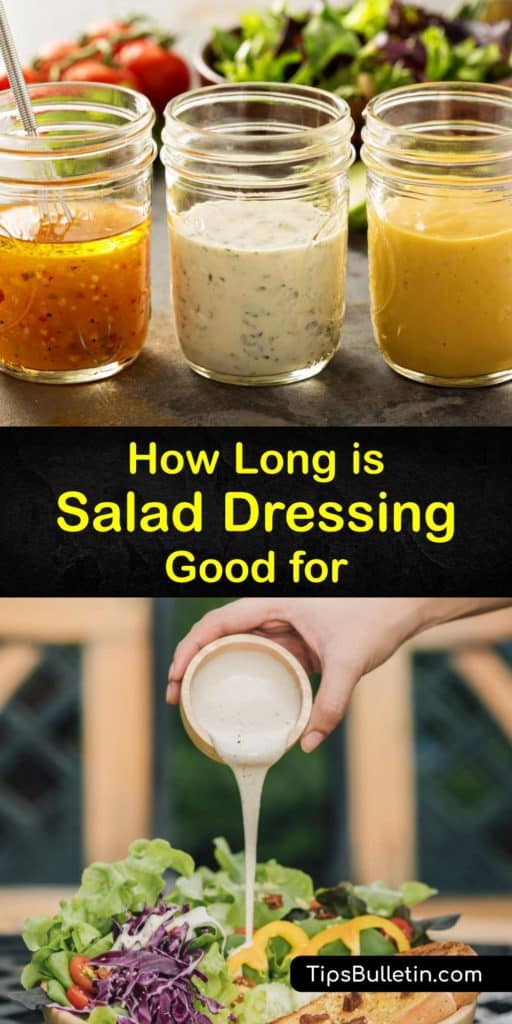 Grab your ketchup, balsamic, and olive oil to make homemade salad dressing and store it for peak freshness. Use this guide to make salad dressing last by following food safety guidelines, checking expiration dates, and storing unopened bottles at room temperature. #salad #dressing #lasts #long