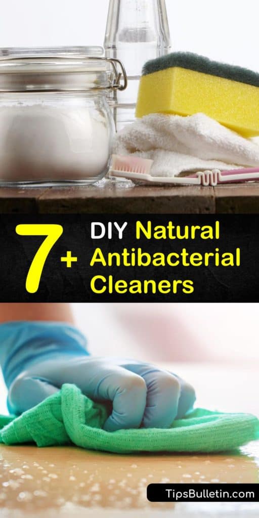 Learn how to make homemade cleaners with tea tree oil or hydrogen peroxide for disinfecting countertops. Many cleaning products contain harsh chemicals such as bleach, and making your own disinfectant is a safe and natural way to remove germs and bacteria. #diy #natural #antibacterial #cleaner