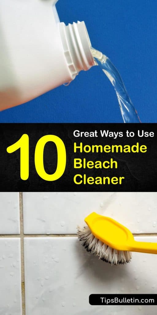Discover the best ways of using homemade bleach disinfectant. DIY disinfecting sprays are more cost-effective than name-brand cleaning products like Clorox. The CDC recommends a dilution rate of one ounce of chlorine bleach to 16 ounces of water. #homemade #bleach #cleaner
