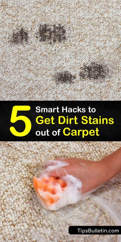 Gather your white vinegar, bleach, and warm water to create homemade carpet cleaner and stain remover that lifts dirt from carpet fibers. Use these methods to start blotting at your stained carpeting while using a powerful, chemical-free cleaning solution. #dirt #stains #carpet #remove