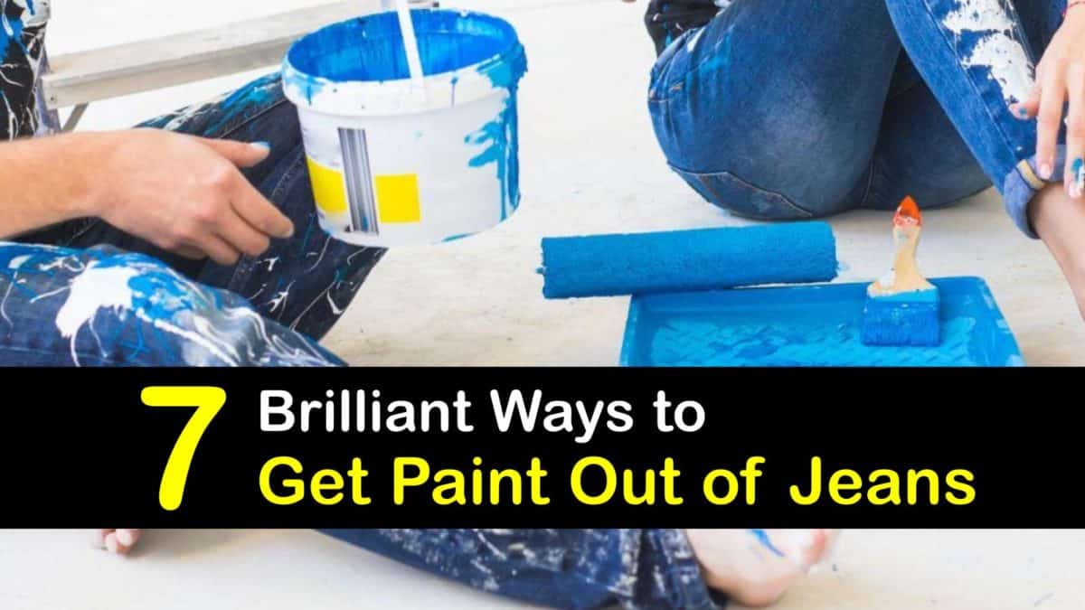 7 Brilliant Ways to Get Paint Out of Jeans