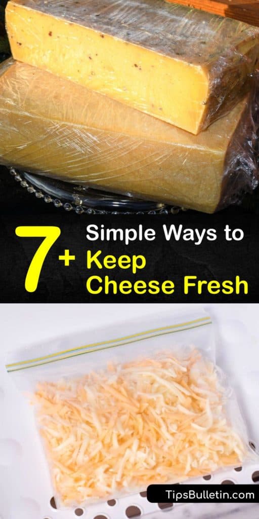 Learn how to store-cheese at room temperature or in the fridge, and ways to freeze it long term. To refrigerate cheese, wrap hard cheeses in wax paper and keep them in an opened plastic bag, and keep soft cheeses without a rind in an airtight container. #howto #store #cheese