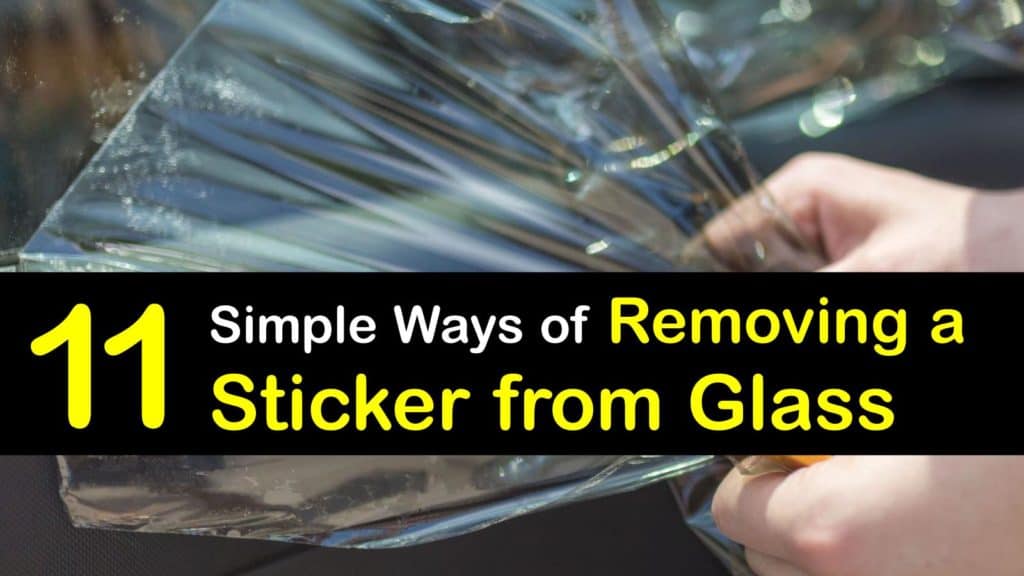 How to Remove a Sticker from Glass titleimg1