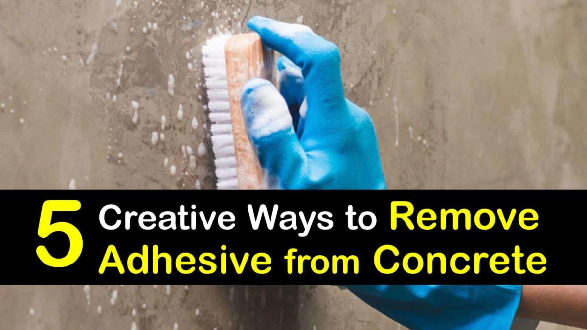 5 Creative Ways to Remove Adhesive from Concrete