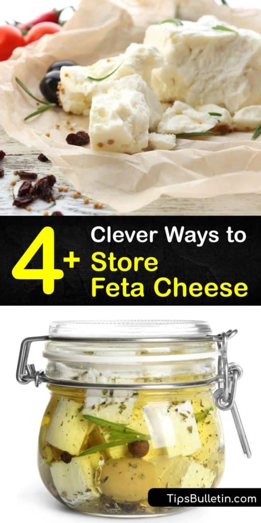 Savor the taste of Bulgarian and Greek feta for weeks when you learn how to create your own brine to extend the shelf life of goat’s milk and cow’s milk products. These preservation tactics work for block and crumbled feta, so long as you have an airtight container and fridge. #store #feta #cheese