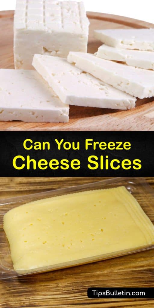 Read our tips for freezing cheese slices, from choosing a cheese to wrapping it. Instead of Brie, American cheese, or Parmesan, try hard or semi-hard cheeses like Cheddar. Insert parchment paper between the pieces of sliced cheese, then wrap with aluminum foil. #cheese #slices #freeze