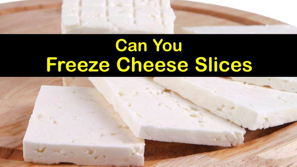 Can You Freeze Slice Cheese