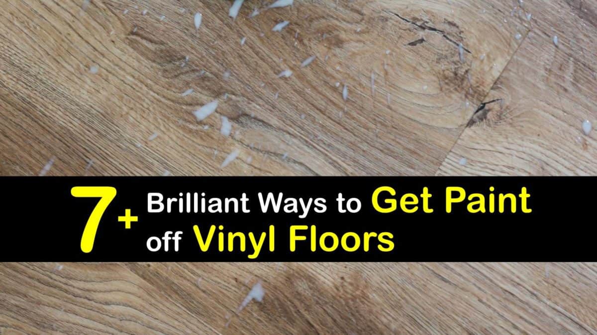 Paint Off Vinyl Floors