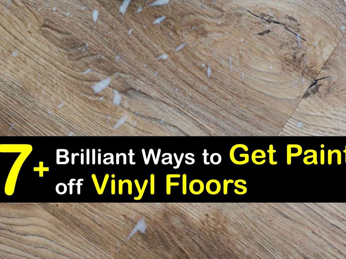 Get Paint Off Vinyl Floors, Remove Spray Paint From Hardwood Floors