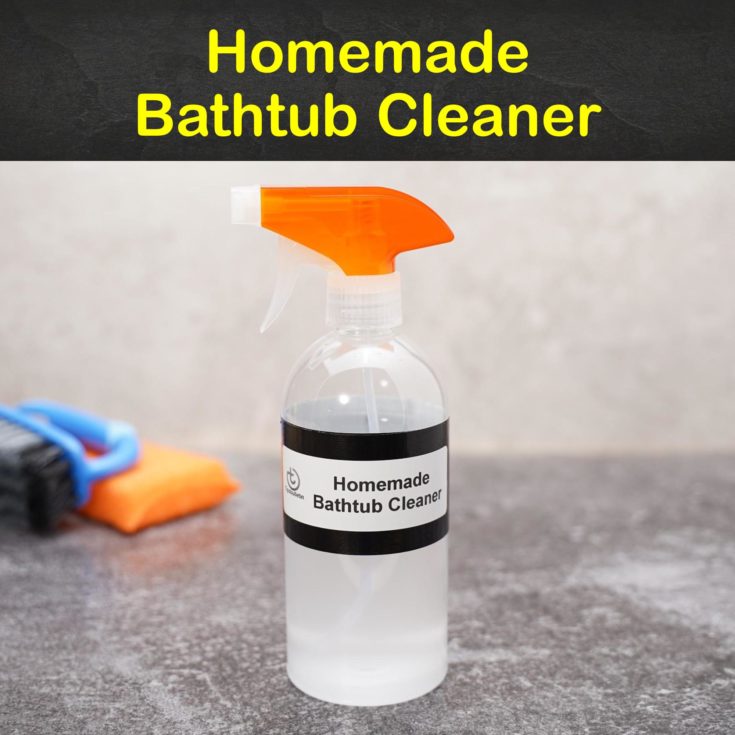7 Amazing Diy Bathtub Cleaner Recipes, Homemade Bathtub Cleaner With Vinegar