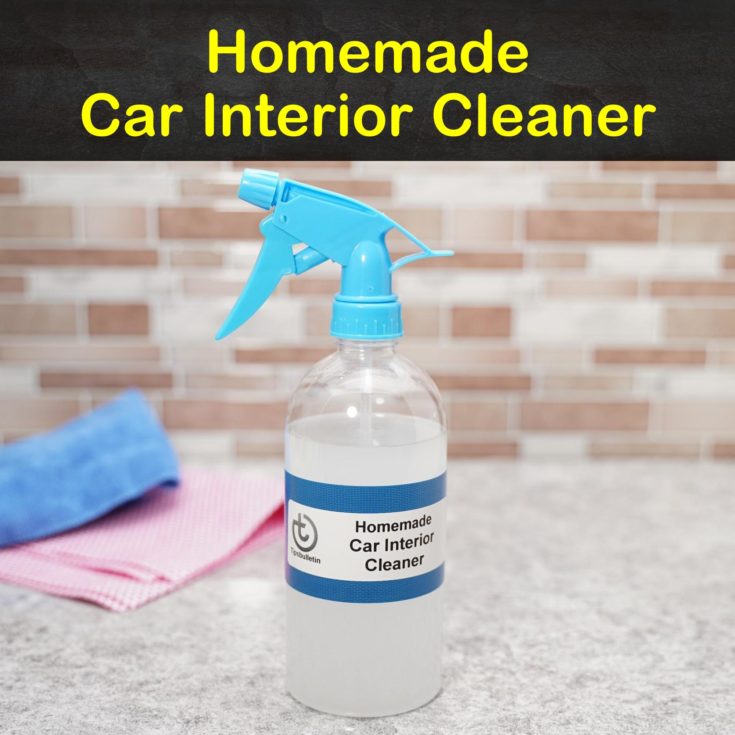 Homemade Car Interior Cleaner Recipes, Car Seat Cleaner Homemade