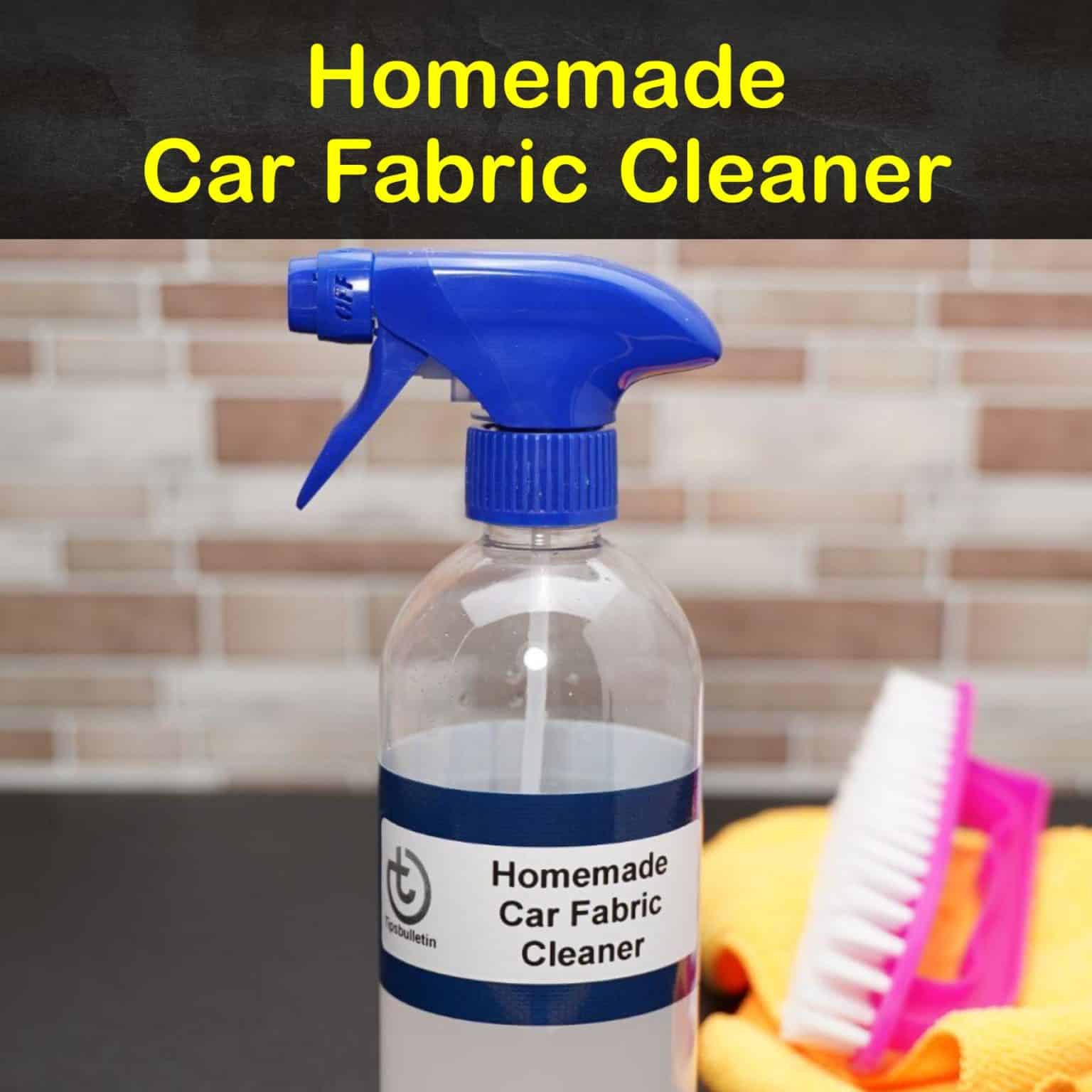 3 DIY Car Fabric Cleaner Recipes