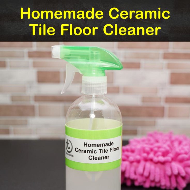 6 Simple Diy Ceramic Tile Floor Cleaner, Can You Use Vinegar To Clean Ceramic Tile