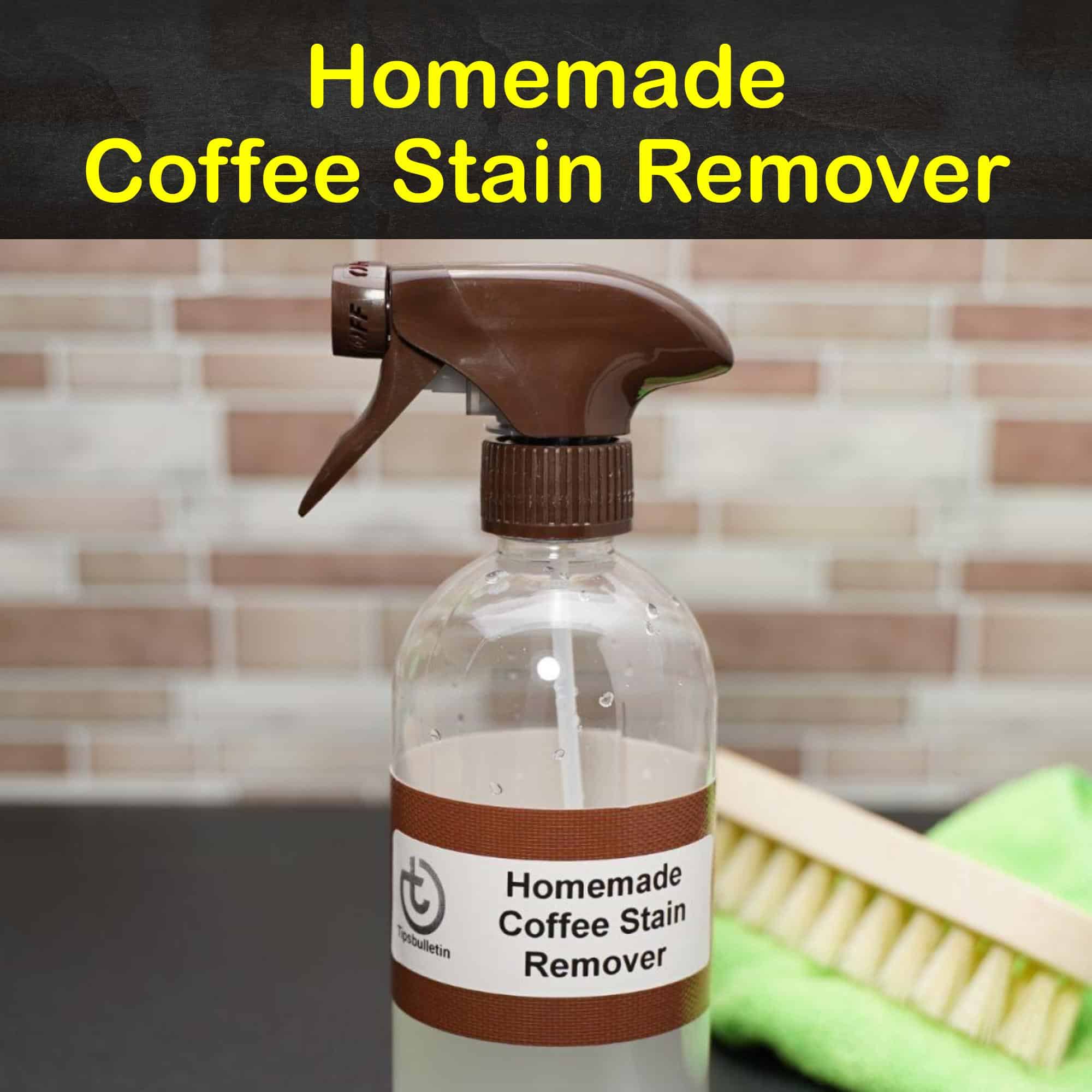 9 EasytoMake DIY Coffee Stain Remover Recipes