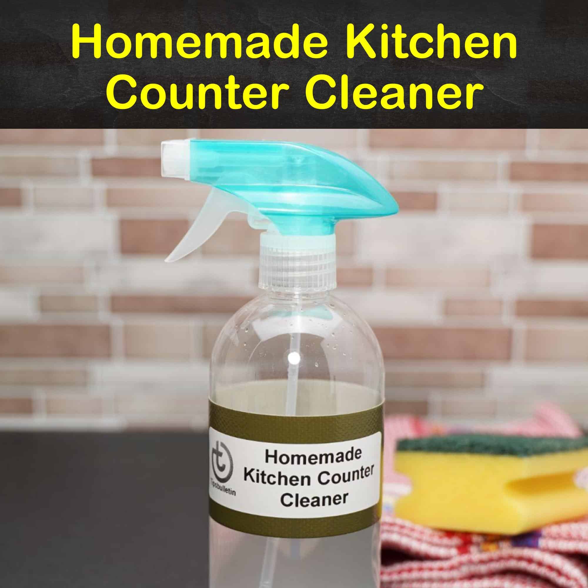 10 DIY Cleaners for a Sparkling Kitchen Counter