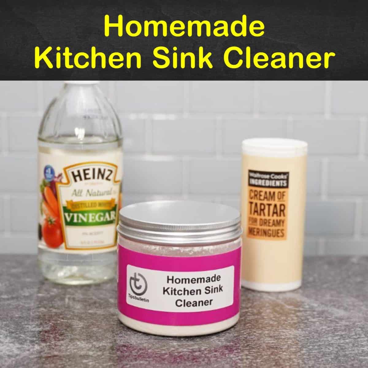 6 Amazing DIY Kitchen Sink Cleaner Recipes