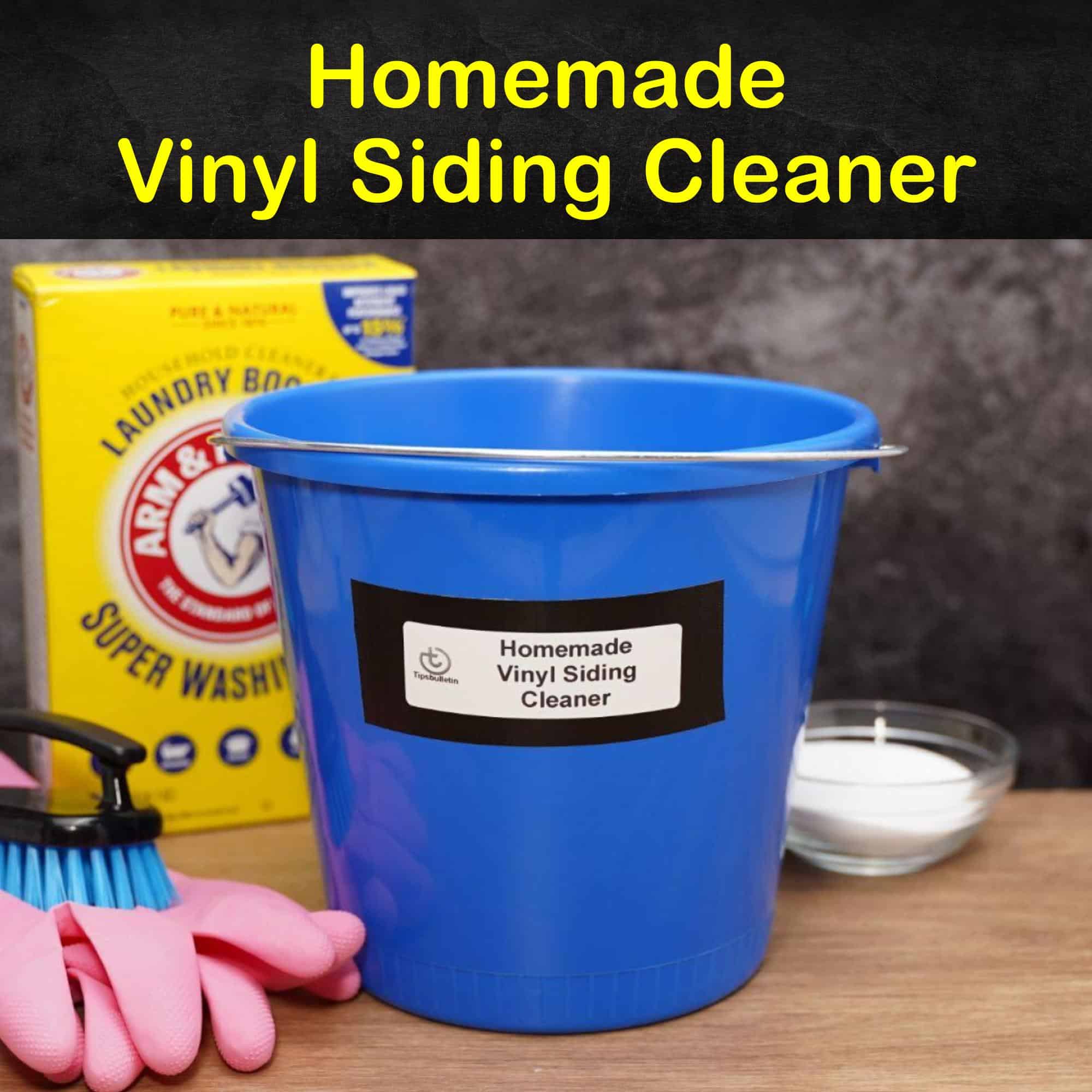 Homemade cleaner for vinyl siding hotsell