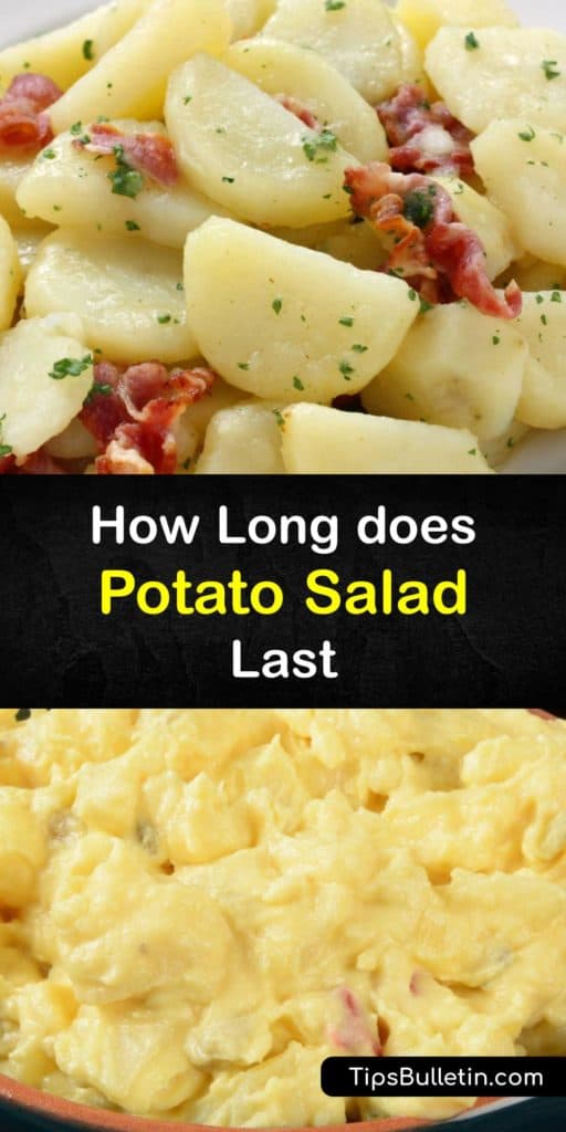 Discover the most delicious potato salad recipe and find out how to freeze potato salad to extend its shelf life. With mayo or diced hard boiled eggs, use an airtight container and avoid leaving it at room temperature for too long to reduce the risk of food poisoning. #potato #salad #fresh