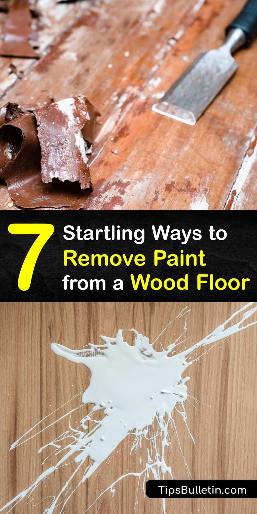7 Startling Ways to Remove Paint from a Wood Floor