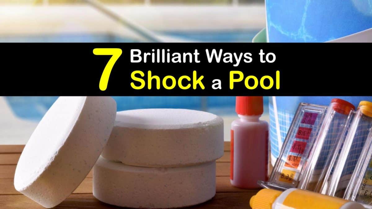 Shocking a Swimming Pool How and When to Shock Your Pool