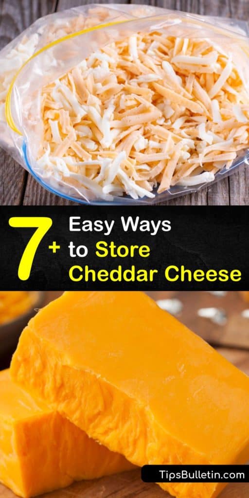 Learn the ways of your local cheesemonger using these tips to store hard cheeses like cheddar and gouda as opposed to soft cheeses like brie, Fromage, and blue cheese. These methods use things like wax paper and an airtight container to keep cheese fresh. #storage #cheddar #cheese