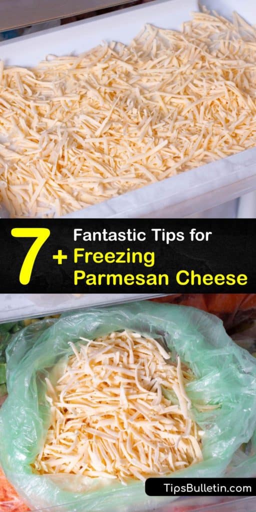 Grab your aluminum foil, plastic wrap, and parchment paper to learn the appropriate ways to wrap Italian Parmigiano Reggiano, whether it is still attached to the rind or grated. Extend the shelf life of your cheese in the freezer. #freeze #parmesan #cheese