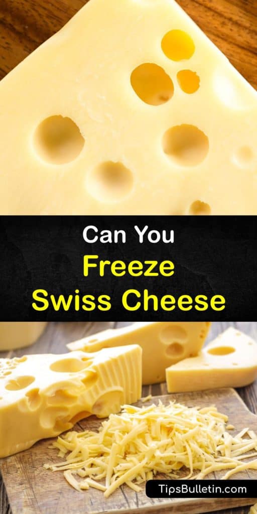 Discover how to freeze Swiss cheese to extend its shelf life. It’s easy to freeze cheese like Swiss, mozzarella, and Parmesan, if you keep it in its original packaging and wrap it in aluminum foil, and frozen cheese is perfect for cooked dishes. #freeze #swiss #cheese #storage